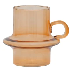New URBAN NATURE CULTURE Portavelas Colorato Ø14 cm, Apricot nectar Naranja