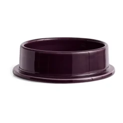 HAY Portavelas Column Candleholder L 12,8 cm, Bordeaux Rojo