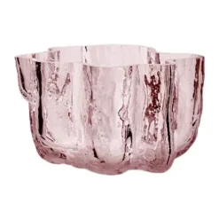 Sale Kosta Boda Portavelas Crackle 5,8 cm, Rosa