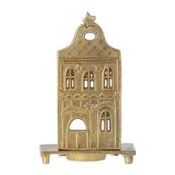 Discount Bloomingville Portavelas Crista 5,5x14 cm, Latón Color dorado