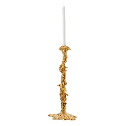 Outlet POLSPOTTEN Portavelas Drip XXL 50 cm, Dorado Color dorado
