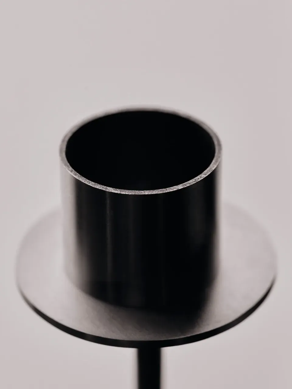 Ferm Living Portavelas Elysia, Brushed stainless steel Plateado