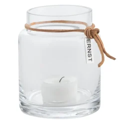 Discount ERNST Portavelas H10 cm Ø6,5 cm, Transparente