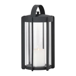 Zone Denmark Portavelas Firefly Lanterna 25 cm, Black Negro