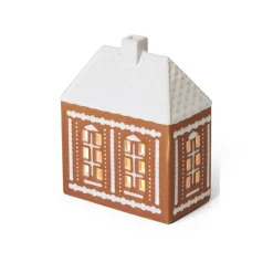 New Kähler Portavelas Gingerbread medium 15 cm, Marrón