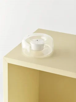 Outlet Kosta Boda Portavelas Happy 4,7 cm, Transparente