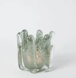 Outlet Olsson & Jensen Portavelas Helix Ø14 cm, musgo Verde