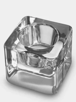 Clearance Orrefors Portavelas Ice cube 70 mm, Transparente