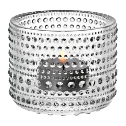 Iittala Portavelas Kastehelmi 64 mm, Transparente