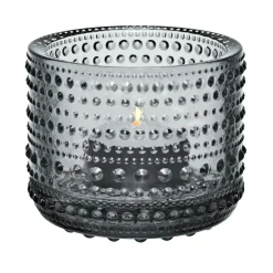 Clearance Iittala Portavelas Kastehelmi 64 mm, Gris
