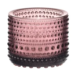New Iittala Portavelas Kastehelmi 64 mm, Brezo Púrpura