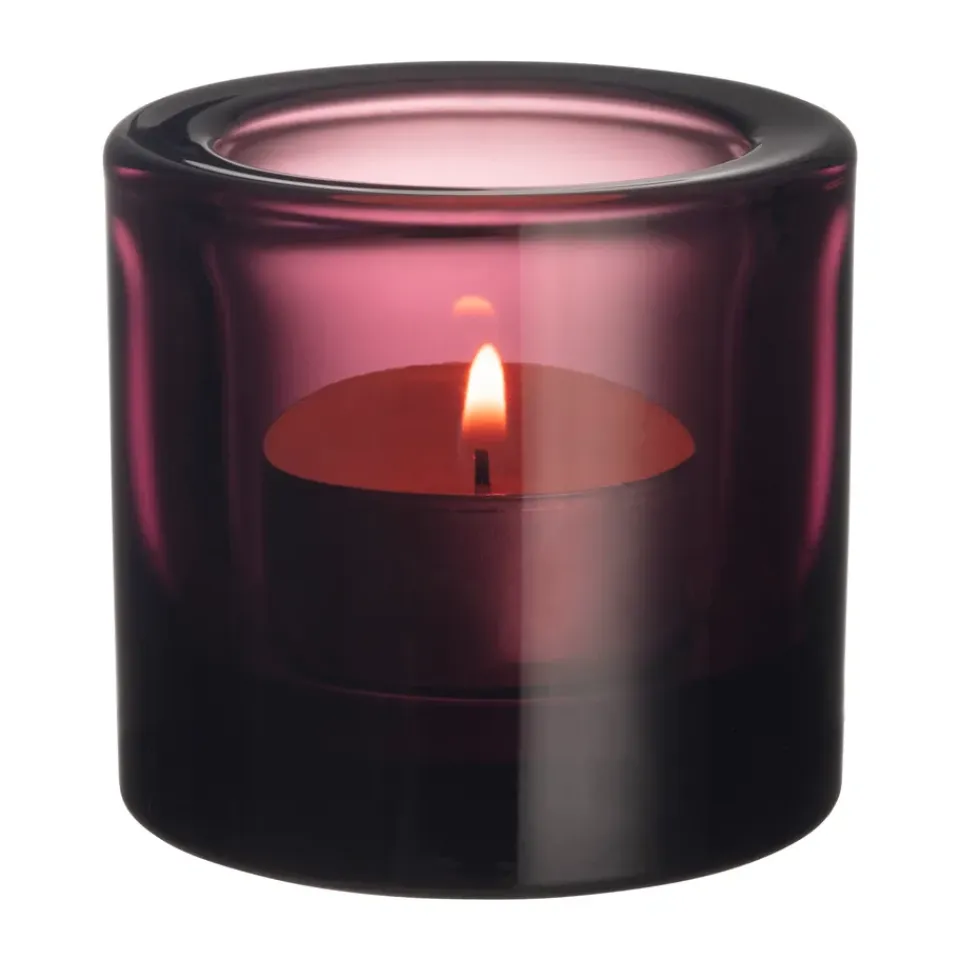 Discount Iittala Portavelas Kivi 60 mm, Brezo Púrpura