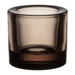 Discount Iittala Portavelas Kivi 60 mm, Lino Marrón