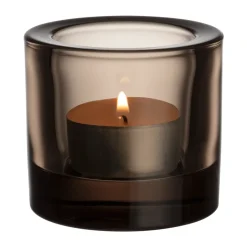 Discount Iittala Portavelas Kivi 60 mm, Lino Marrón