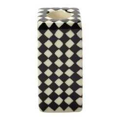 Serax Portavelas Les Objets Mouleversants N°1, Black-white Negro