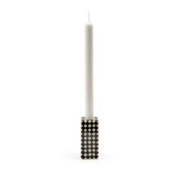 Serax Portavelas Les Objets Mouleversants N°1, Black-white Negro