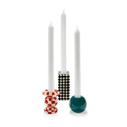Serax Portavelas Les Objets Mouleversants N°1, Black-white Negro
