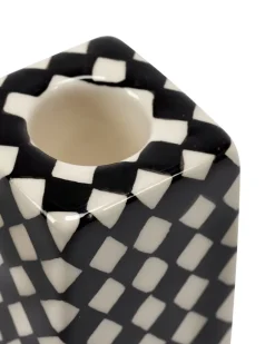 Serax Portavelas Les Objets Mouleversants N°1, Black-white Negro