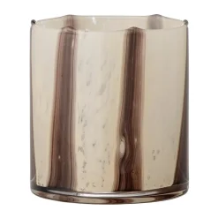 Clearance Bloomingville Portavelas Liberty Ø10 cm, Natural BeigeMarrón