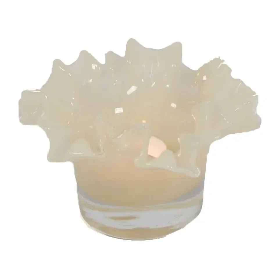 Online Olsson & Jensen Portavelas Loa 14 cm, Vainilla Blanco