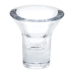 Outlet Born In Sweden Portavelas Lumi 8 cm, Claro Transparente