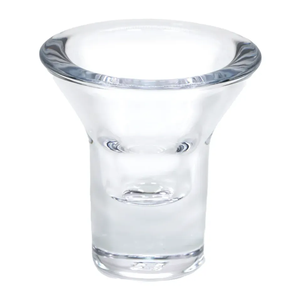Outlet Born In Sweden Portavelas Lumi 8 cm, Claro Transparente