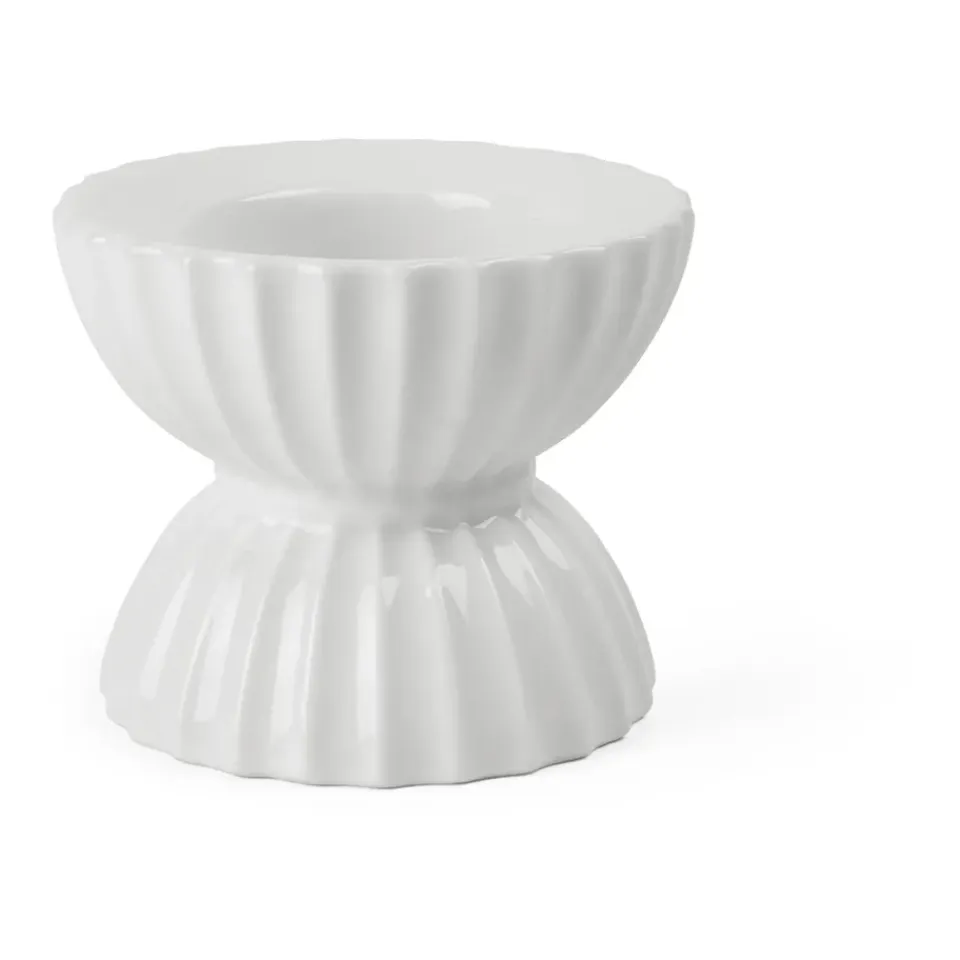 Best Lyngby Porcelæn Portavelas Lyngby Tura Ø8 cm, Blanco