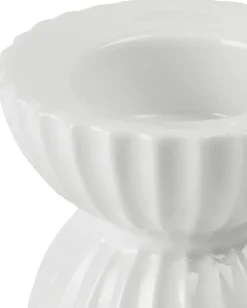 Best Lyngby Porcelæn Portavelas Lyngby Tura Ø8 cm, Blanco
