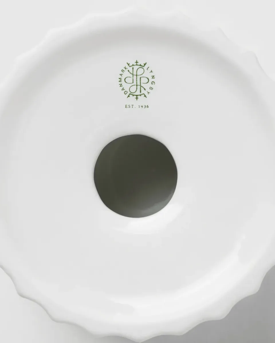 Best Lyngby Porcelæn Portavelas Lyngby Tura Ø8 cm, Blanco