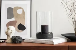 Outlet Villeroy & Boch Portavelas Manufacture Rock Home Hurricane L, Negro