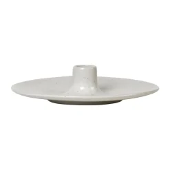 Discount Broste Copenhagen Portavelas Nordic Vanilla, Ø18 cm Blanco