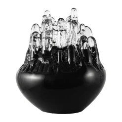 Best Kosta Boda Portavelas Polar 330 mm, Negro