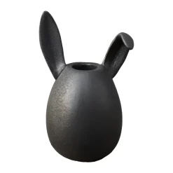 Sale DBKD Portavelas Rabbit 13 cm, Cast iron Negro