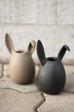 Sale DBKD Portavelas Rabbit 13 cm, Cast iron Negro