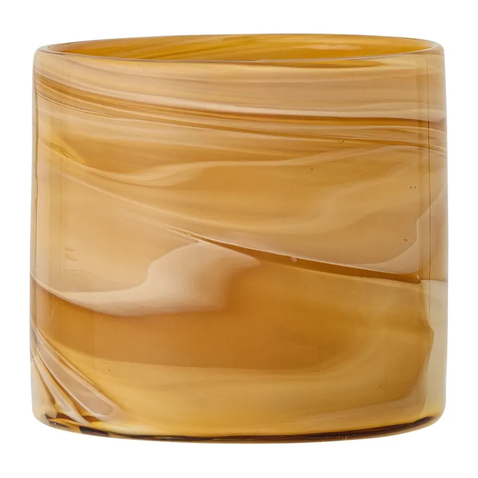 Sale Bloomingville Portavelas Sylas votiva, Naranja