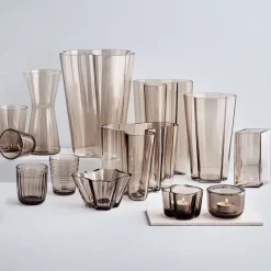 Clearance Iittala Portavelas Valkea 60 mm, lino Beige