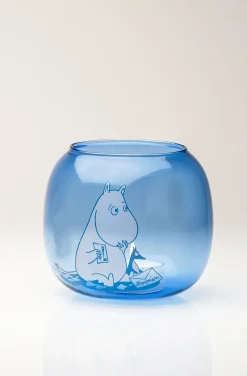 Outlet Muurla Portavelas/Bol Moomin Ø9 cm, Blue Azul