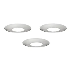 Hot STOFF Protectores de vela Nagel 3-pack, Cromo Plateado