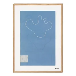 Online Iittala Póster Aalto art Sketch blue, 50 x 70 cm Azul