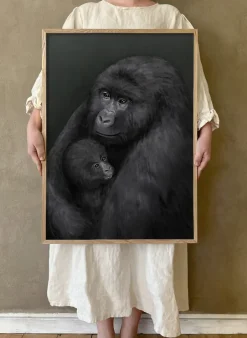 Clearance Kunskapstavlan® Póster Bergsgorillan, 30x40 cm Multi
