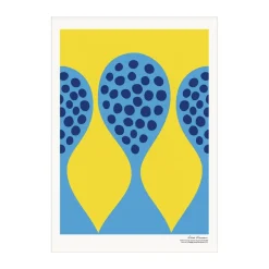 Online Design House Stockholm Póster Birds 1967, 50x70 cm, N.º 5 VerdeRojo