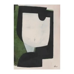 Hot Paper Collective Póster Head To Head 02, 50x70 cm Beige