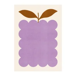 New Paper Collective Póster Lilac Berry, 30x40 cm PúrpuraMarrónBlanco