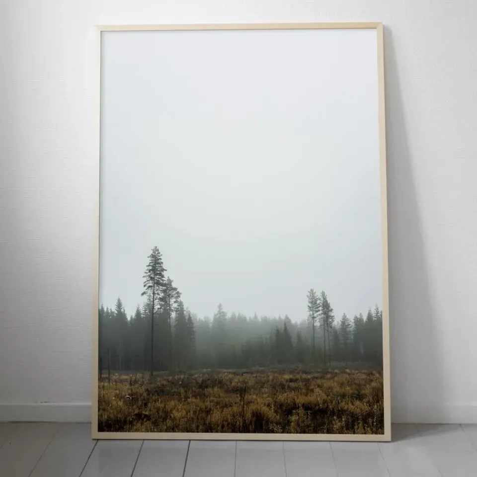 Online Fine Little Day Póster Skog, 70 x 100 cm MarrónGris