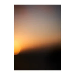 New Paper Collective Póster Sunset 02, 50x70 cm NaranjaNegro