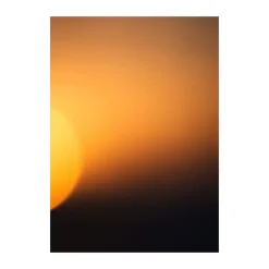 Sale Paper Collective Póster Sunset 01, 50x70 cm NaranjaNegro