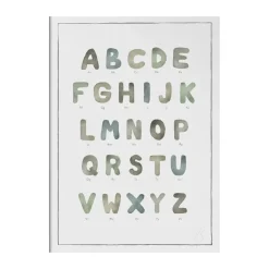Clearance Kunskapstavlan® Póster The alphabet watercolour, 30x40 cm Multi