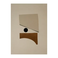 Hot Paper Collective Póster Tipping Point 01, 30x40 cm BeigeMarrónNegro