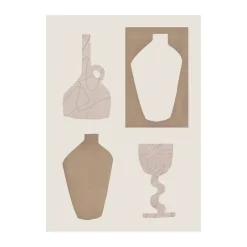 Discount Paper Collective Póster Vessel 01, 30x40 cm Beige
