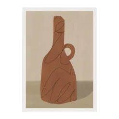 Outlet Paper Collective Póster Vessel 02, 30x40 cm RojoMarrón